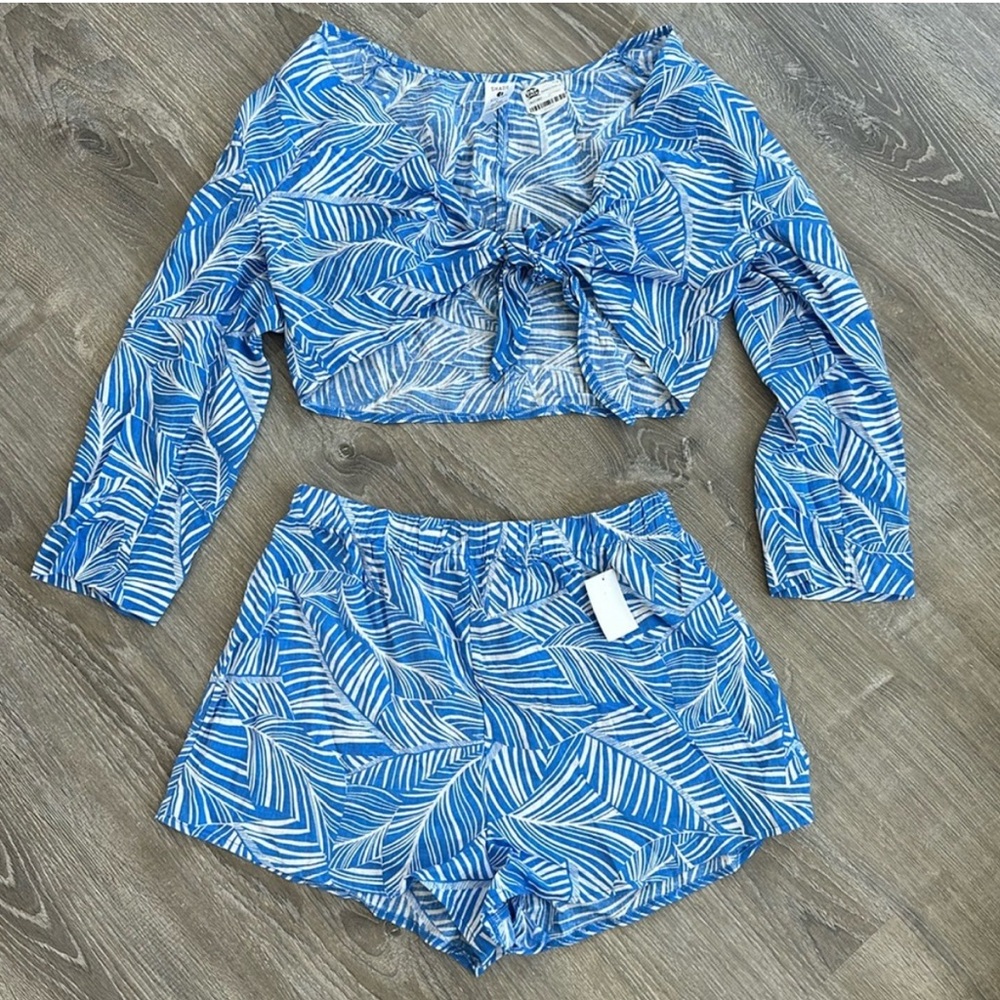 Shade & Shore Blue Two Piece Set Size Medium - Never worn! Make offer!